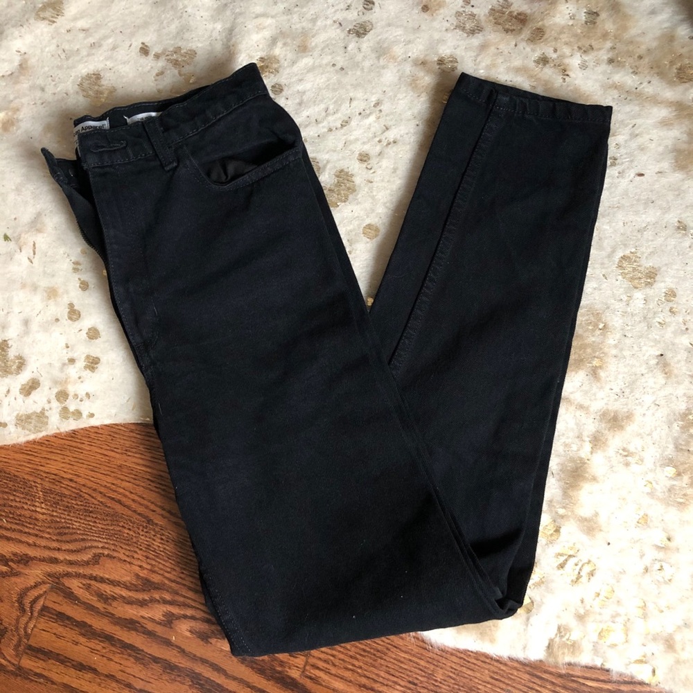 American Apparel High Waisted black jeans